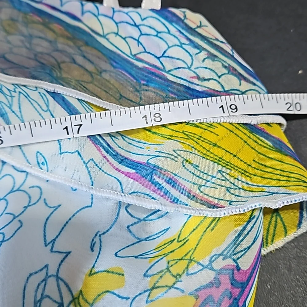 Lilly Rose Floral Fully Lined Sundress with adjustable straps. Size XL - Picture 9 of 9